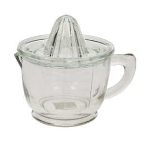 Maatbeker glas met citruspers 