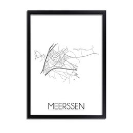 Meerssen Map poster
