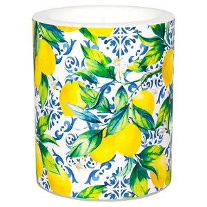 Dekorkerze  LC Citrus Branches on Tiles Ø 99 mm