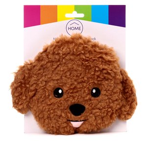 Cavapoo Fluffy Dog Head Mikrowellen-Plüsch-Lavendel-Wärmepackung