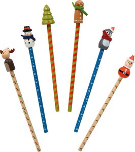 Bleistift-Set Weihnachten | Weihnachten | Holzspielzeug