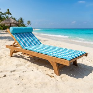 Bahia Türkis Strandmatratze 60x180 cm