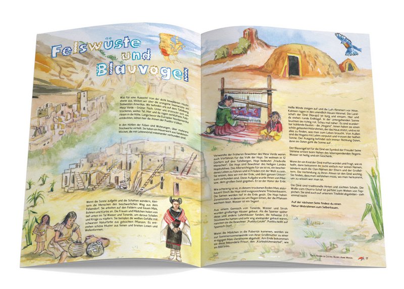 Revista infantil Waldorf - CURTAIN ON número 132 pueblos indígenas de América del Norte