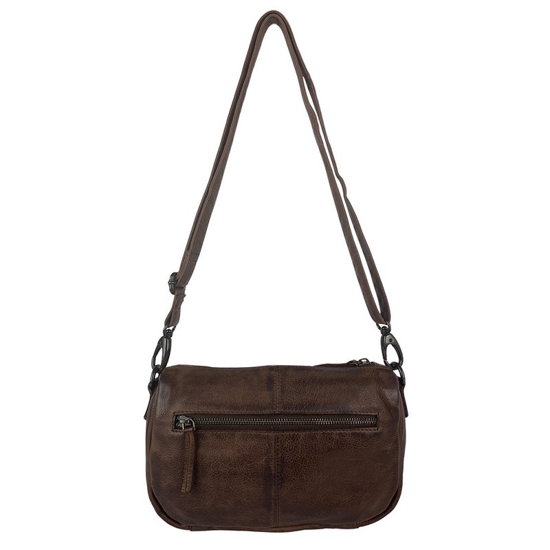 Borsa A Spalla Da Donna Realizzata In Pelle Lavata In 4 Colori