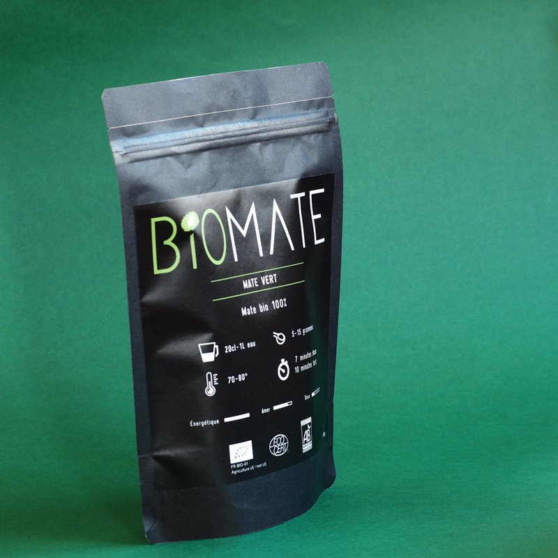 Yerba mate verde biologica