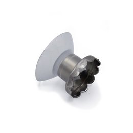 Magnetic soap dish made of stainless steel with a sleek, modern design. Holds soap securely on the wall or any metal surface.