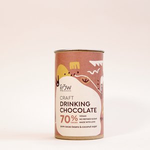 70% Single Origin Pure Drinking chocolate, Cacao bean to cup.