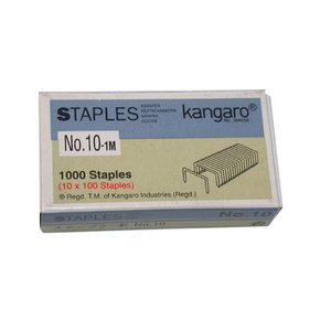 Staples No. 10-1M, 1000 pieces in a box, suitable for pliers 51166