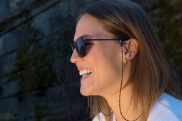 Handgefertigtes Brillenband ONNYX