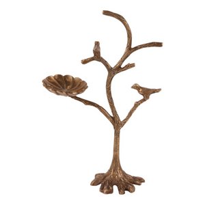 Deco jewellery stand brass 22 cm