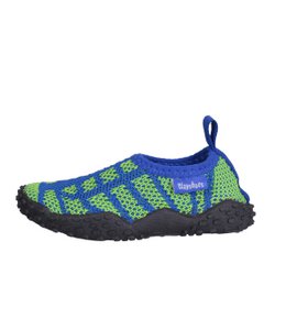 Gestrickte Aquaschuhe - blau / grün