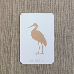 Lykønskningskort Fødselsstork