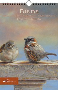 Verjaardagskalender Birds, Erik van Ommen
