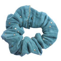 Scrunchie med en knivspids guld