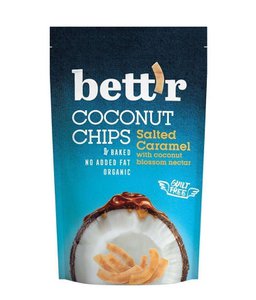 Coconut Chips Salted Caramel, organic, Bett'r, 70g