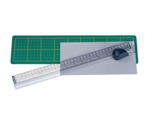 Cutting ruler Alco with cutting mat 380x100mm, cutting edge up to 33cm.