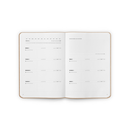 Cuaderno de papelería planificador semanal