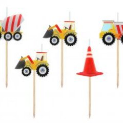 Bagger Kuchenkerzen 5 Stück