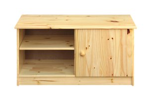 Schoenenkast met 1 deur en 2 open vakken