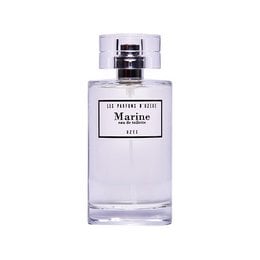 Marine eau de toilette, a fresh and clean fragrance in a sleek glass bottle.