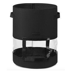 Growbag transparent mit Ernteklappe 38 Liter