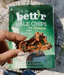 Kale Chips Cheesy, organic, Bett'r, 30g