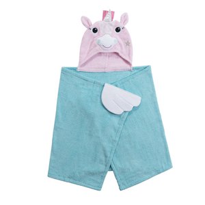 Zoocchini kids hooded towel - Allie the Alicorn