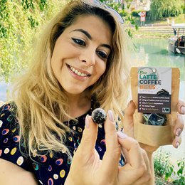 Personalisierte Bio Latte Coffee Bites