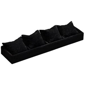 Sieradendoos met 4 kussens zwart