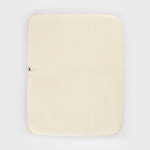 Rechteckige Laufgittermatte aus Merinowolle – 75x95cm