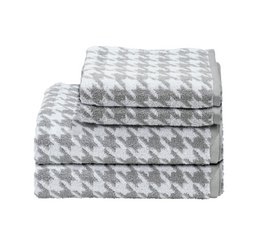 Handdoekenset DAILY SHAPES BIRD (4 maten, 3 kleuren)