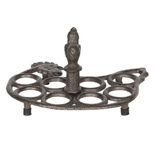 Eierhalter 21x16x12 cm Brauner Eisen -Eierkorb