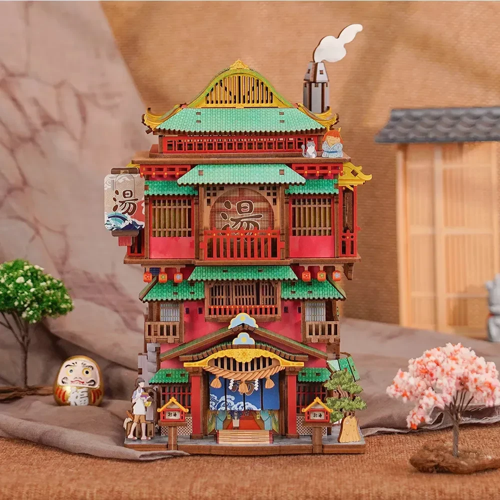 DIY Bureau Prullenbak Onsen Saga Boek Nook Kit