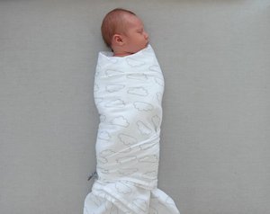 Muslin Swaddles - Cloud - 2 pack