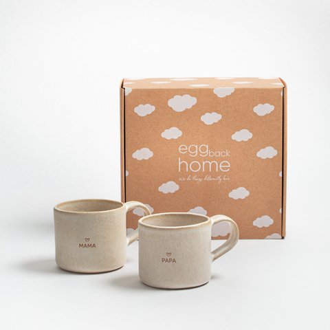 Sand Storm 2 Mugs Set Mama & Papa Collection