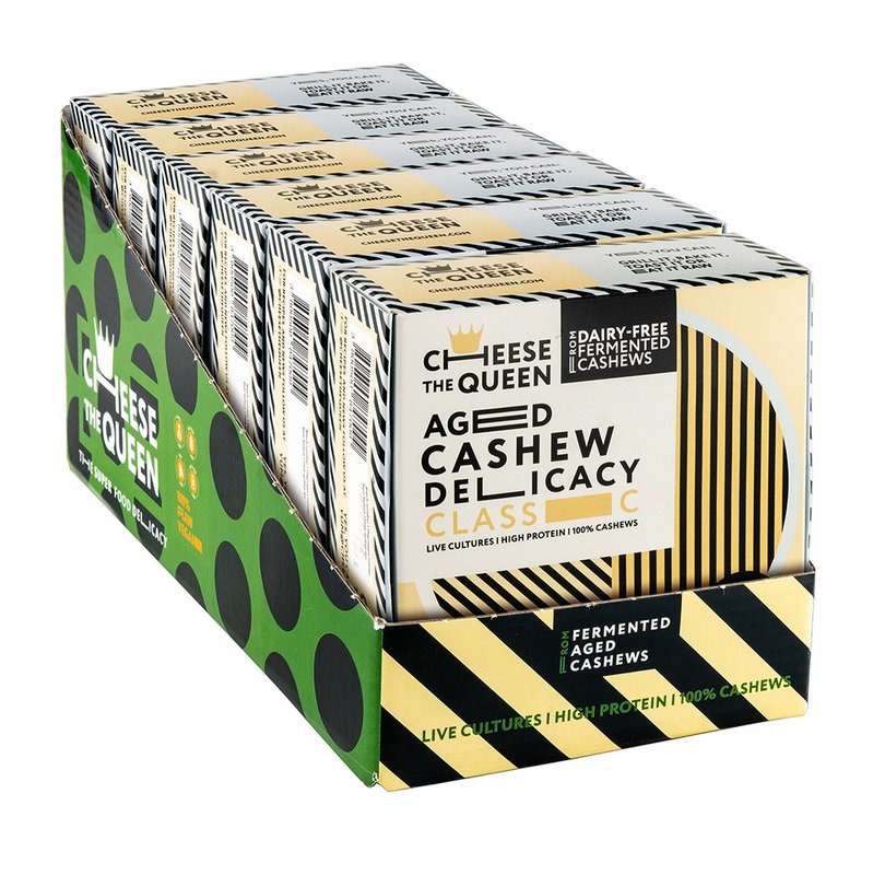 Cheese the Queen "Classic" Aged Delikatesse aus fermentierten Cashewkernen