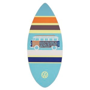 Volkswagen VW T1 Bus Skimmer Board - Real Wood (104 cm) - Light Blue Striped