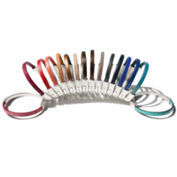 AMACAYACÚ (silver) leather bracelet with magnetic closure