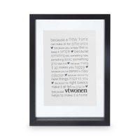 Photo Frame Wood Black A5 22x31x4cm