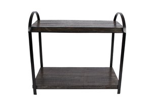 Etagere Merel zwart mango 38x205x345cm
