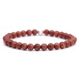 Minimal for her Red Peach Goldstone