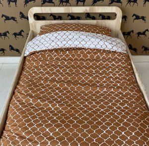 Tuck-Inn® dekbedovertrek 120x150 (junior) Once upon a dream Hazel brown