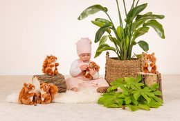 Squirrel 14 cm - plush toy - soft toy