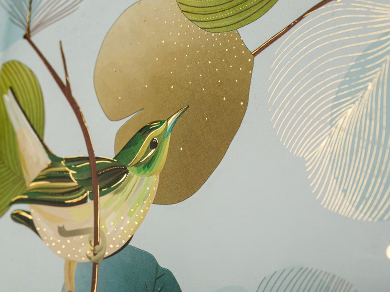 Ginkgo Bird Diary: lille bog med tanker, hemmeligheder, minder og drømme, taknemmelighedsjournal, indbundet skitsebog, poesibog