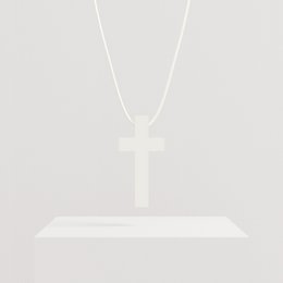 Cross pendant in various colors including ebony, ivory, midnight, azure, hazelnut, terracotta, olive, pistachio, coral, and rose.