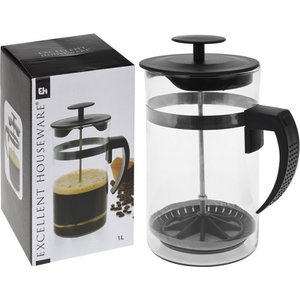 Cafetiere glass 1 liter Ø10x20cm