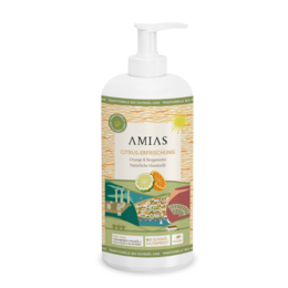 Orange & bergamot hand soap, 500ml, 97% natural, super refreshing