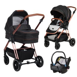 Poussette bébé Barron 3 en 1