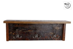 3R Kapstok Rob 3 haken naturel hout