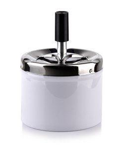 ASHLEY Asbak 9,3xh12cm wit